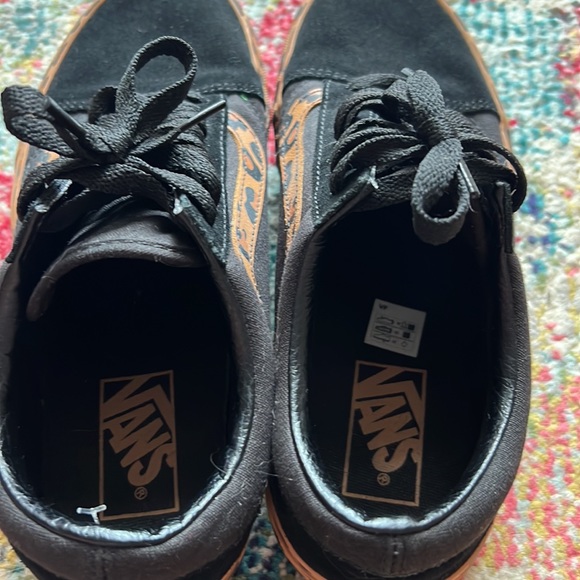 RARE limited edition custom old skool leopard vans size 8 - Picture 8 of 12